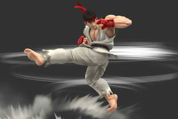 Spinning kick Ryu Street Fighter